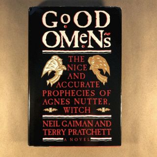 Good Omens By Neil Gaiman,  Terry Pratchett (book Club Edition,  Hardcover)
