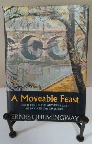 A Moveable Feast By Ernest Hemingway.  1964 Hc/dj.  Bomc