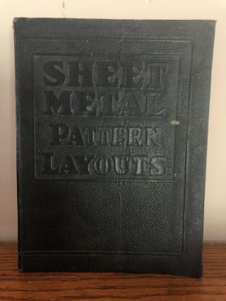 Audels Sheet Metal Pattern Layout Book 1942 (1943) Leather Cover