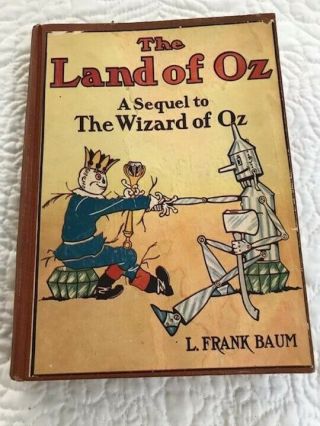 The Land Of Oz By L Frank Baum Vintage,  2nd Edition,  1st State