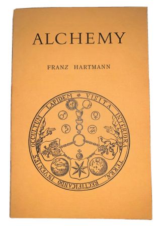 Alchemy,  By Franz Hartmann,  1984,  Sure Fire Press,  Occult,  Hermetic Arts