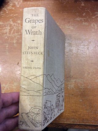 The Grapes Of Wrath 5th Printing 1939 John Steinbeck