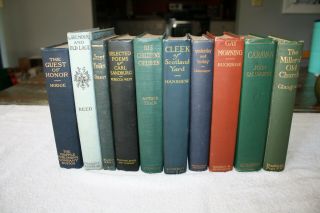 Group Of 10 Vintage/antique/interior Design Books 1902 To 1938