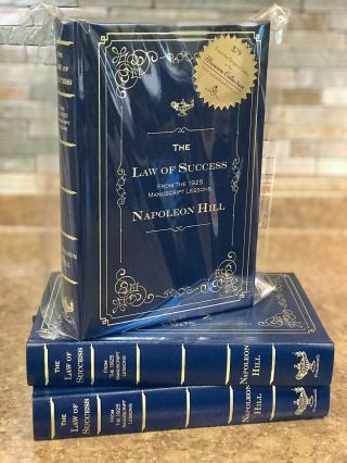 The Law Of Success (from The 1925 Manuscript Lessons) Napoleon Hill H/cover