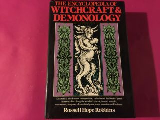 " Encyclopedia Of Witchcraft And Demonology " Hardback Book - Rossell Hope Robbins