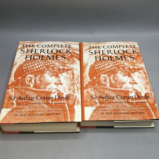 The Complete Sherlock Holmes 2 Volume Set - Arthur Conan Doyle 1930 Doubleday
