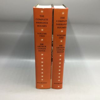The Complete Sherlock Holmes 2 Volume Set - Arthur Conan Doyle 1930 Doubleday 2