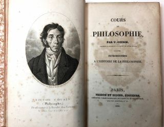V Cousin / Cours De Philosophie Introduction A L 