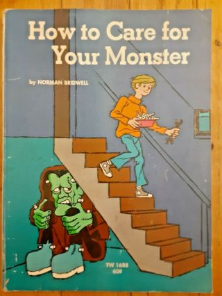 1970 Extremely Rare Vintage Scholastic 1st Edition How To Care For Your Monster