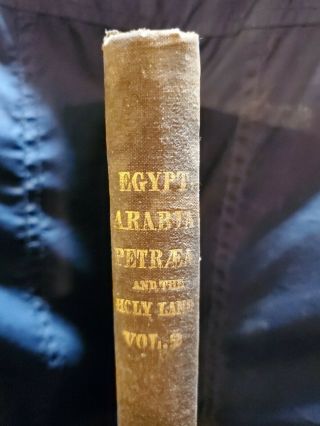 Incidents Of Travel In Egypt / Arabia Patraea / Holy Land Vol Ii 1839