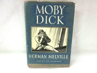 Moby Dick By Herman Melville - Modern Library Edition With Jacket 1926