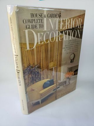 House And Garden Complete Guide To Interior Decoration Vtg Mcm 1960 Furniture