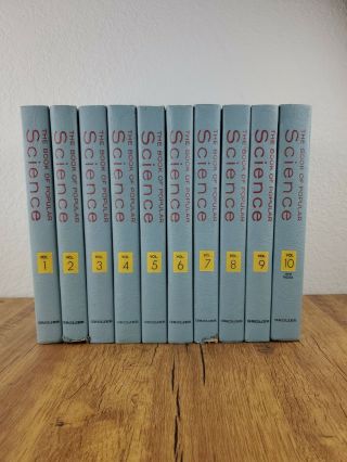 The Book Of Popular Science Full 10 Volume Set The Grolier Society 1974 Hc