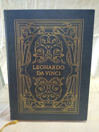 Leonardo Da Vinci Easton Press Leather Monograph