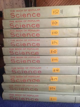 The Book Of Popular Science.  Complete Set.  1 - 10.  1968.
