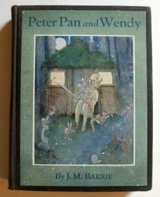 Peter Pan & Wendy,  By J.  M.  Barrie.  1925 Printing,  Mabel Lucie Attwell Illus.