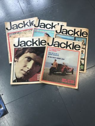 5 Jackie Magazines July 1967 Pop Style Culture Rare