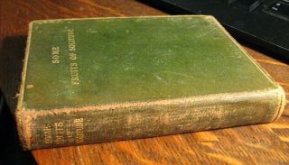Leather Bound 1907 William Penn Book - Some Fruits Of Solitude Pocket Size Book