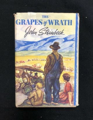 1939 The Grapes Of Wrath By John Steinbeck 1st Edition 10th Printing Hardcover
