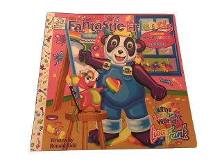 Lisa Frank Fantastic Friends Starring Panda Painter & Doodles Vintage Book 1997