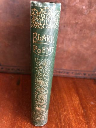 Victorian Book,  The Poems / Prose Writings Of William Blake C1899 Joseph Skipsey