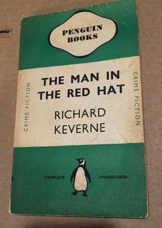 Rare The Man In The Red Hat By Richard Keverne Crime Fiction 1941 Sc