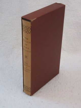 Charles Darwin Voyage Of The Hms Beagle Heritage Press In Slipcase W/ Sandglass