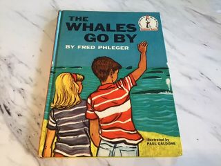 Vintage Hard Cover Childrens Book “the Whales Go By” 1st Edition 1959