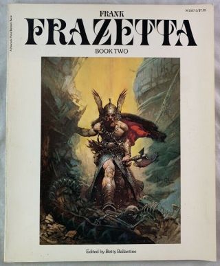 1st Edition Frank Frazetta Book Two Fantasy Science Fiction Art Book