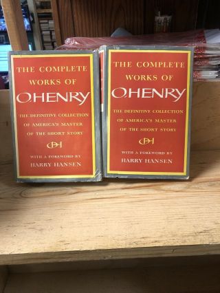 The Complete Of O.  Henry 2 Volume Set Doubleday 1953