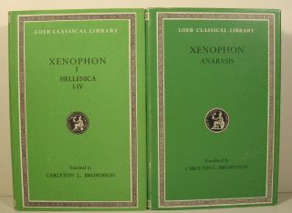 Xenophon Anabasis & Hellenica I - Iv Loeb Classical Library Greek & English Map