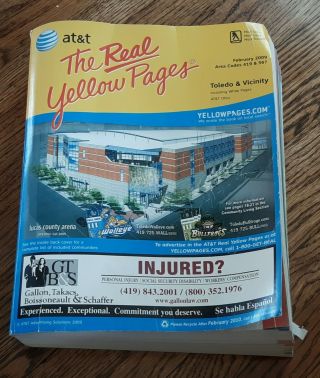 2009 Toledo Ohio City Directory - Address - Number Phone Book Yellow Pages Telephone