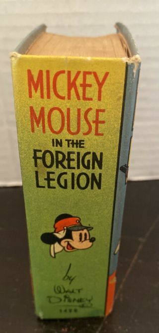 1940 Better Little Big Book Mickey Mouse In The Foreign Legion Walt Disney 1428 3