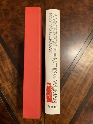 A Vindication Of The Rights Of Woman By Mary Wollstonecraft The Folio Society
