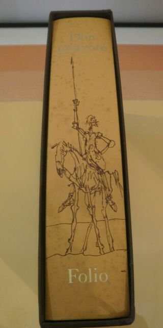 Don Quixote Cervantes Folio Society 1995 Hardback Book,  Slipcase