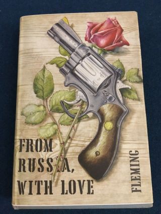 First Edition 1957 Ian Fleming From Russia With Love W/dj James Bond