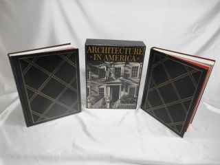 Old Vtg 1976 A Pictorial History Of Architecture In America Books Volume I & Ii
