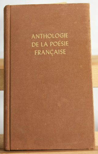 1949 French Book Anthologie De La Poesie Francaise Andre Gide Pantheon