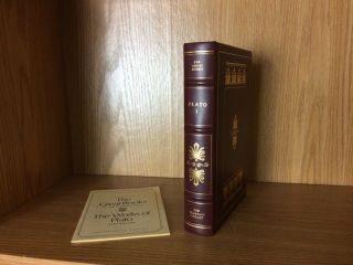 Franklin Library The Of Plato I Great Books Western World Ltd Ed.  Notes