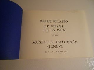 1974 Pablo Picasso Le Visage De La Paix 2