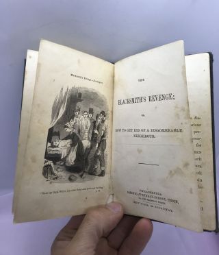19th Century Antique Hardcover Book The Blacksmith’s Revenge / Religious Book
