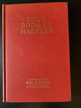 Vintage Religious Book Fox 