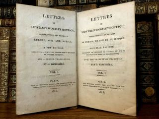 1816 Letters Of Lady Mary Wortley Montagu - Travels In Europe,  Asia And Africa