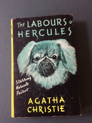 Agatha Christie The Labours Of Hercules.  Crime Club Edition.  1963.