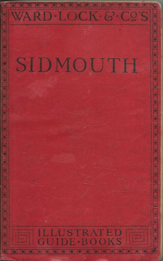 Very Early Ward Lock Red Guide - Sidmouth (devon) - 1904/05 - 3rd Edition - Rare