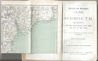 VERY EARLY WARD LOCK RED GUIDE - SIDMOUTH (DEVON) - 1904/05 - 3rd edition - RARE 2