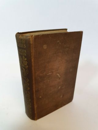 THE ORIGIN OF THE SPECIES BY CHARLES DARWIN 1902 2nd EDITION COLLECTABLE BOOK 2