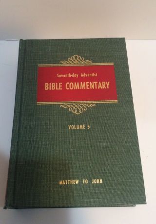 Seventh - Day Adventist Bible Commentary Sda V.  5 1956 Review & Herald
