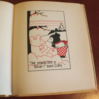 Cuffy Bear and the Snowman by Arthur Scott Bailey 1929 Hardcover Book 3