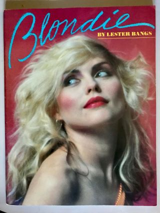 1980 BLONDIE Lester Bangs Book Debbie Harry &1978 Parallel Lines Mini Poster 2